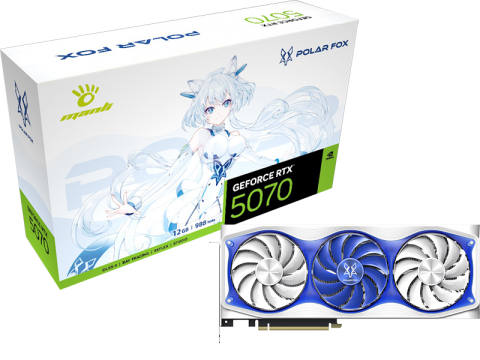 万丽 雪狐 GeForce RTX 5070 OC 12GB GDDR7